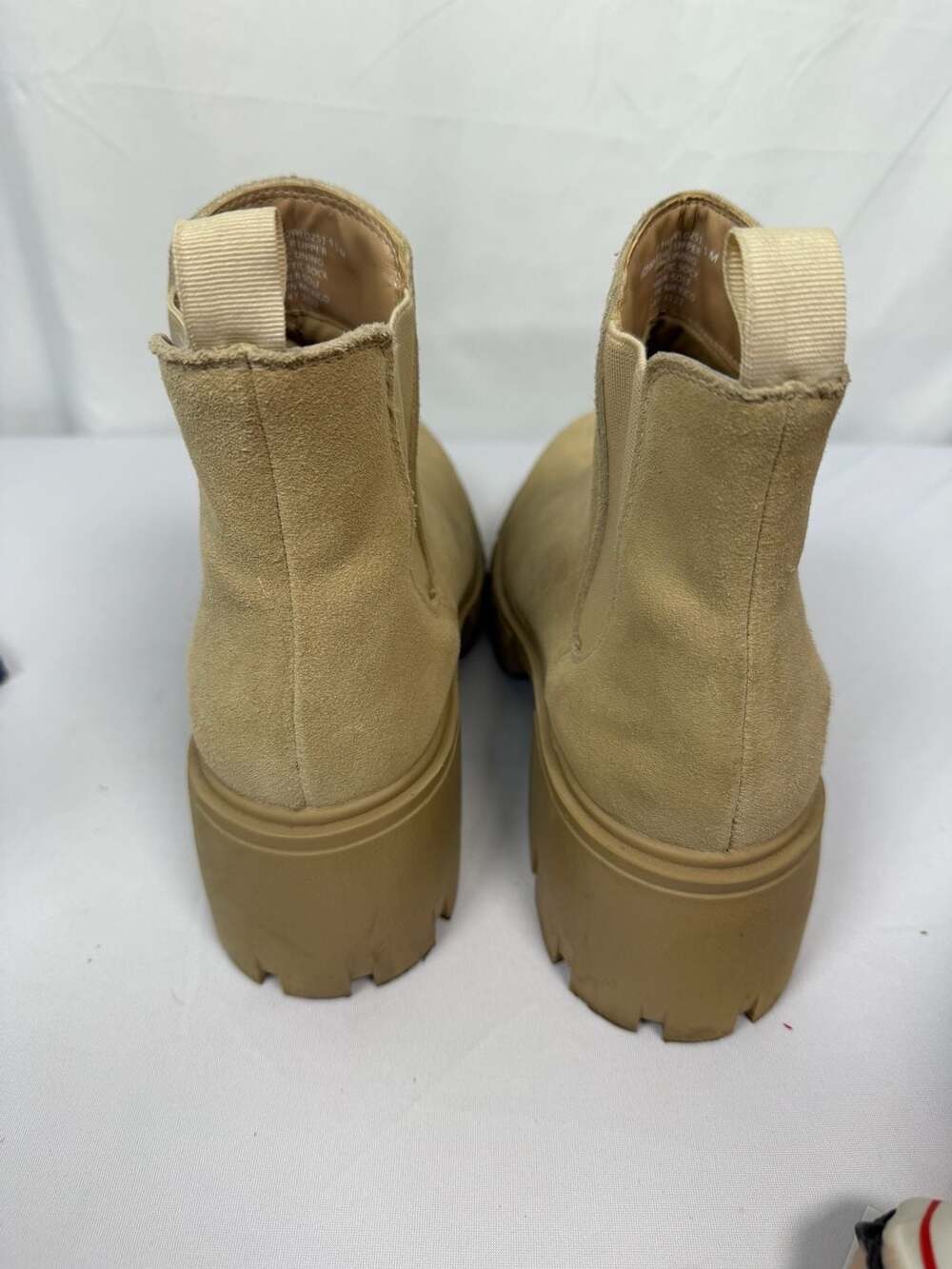 Steve Madden Howler Chelsea Booties in Sand Suede - Picture 3 of 6
